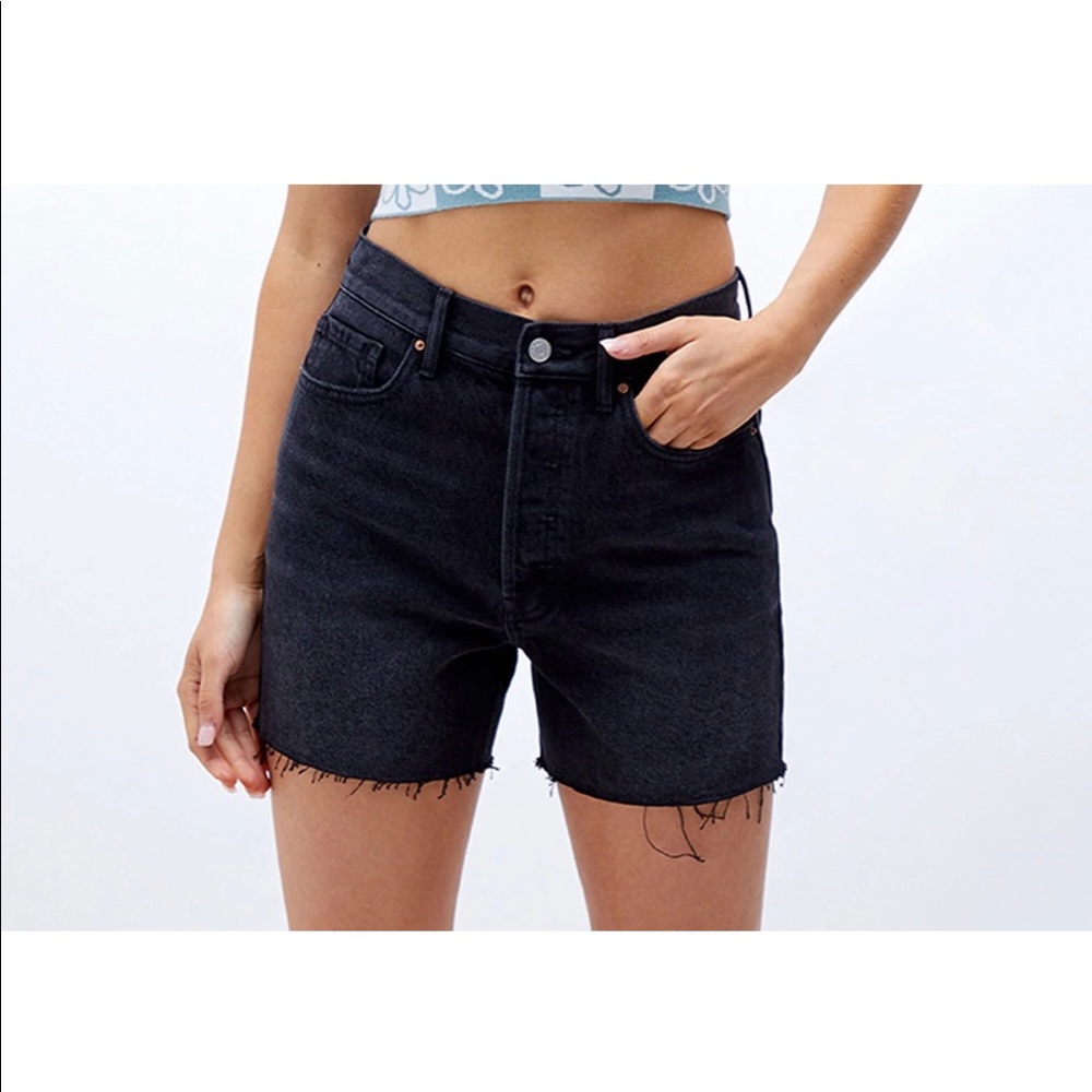 Pacsun Black Denim Shorts 25